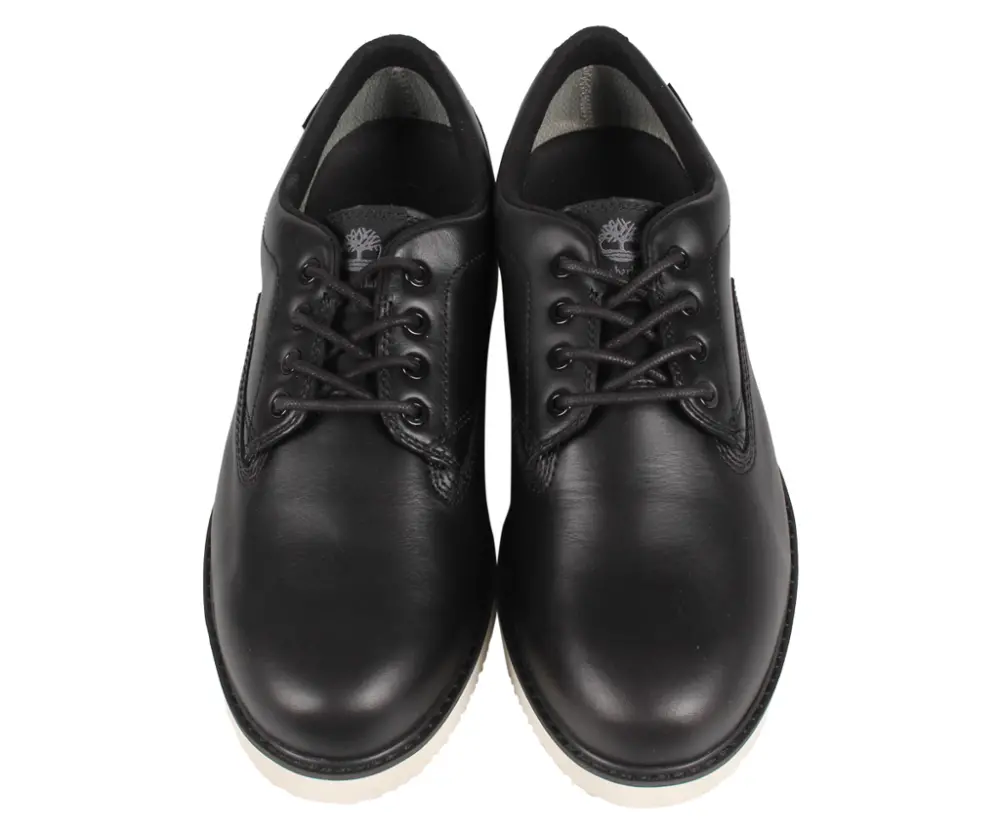 Giày Timberland Men's Black Full Grain Leather Waterproof Casual A2742 - Ảnh 3