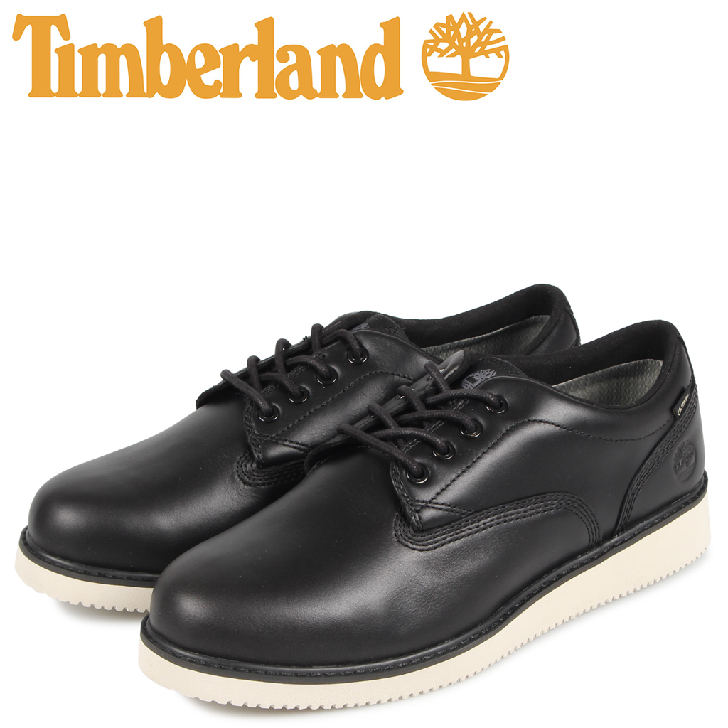 Giày Timberland Men's Black Full Grain Leather Waterproof Casual A2742 - Ảnh 4
