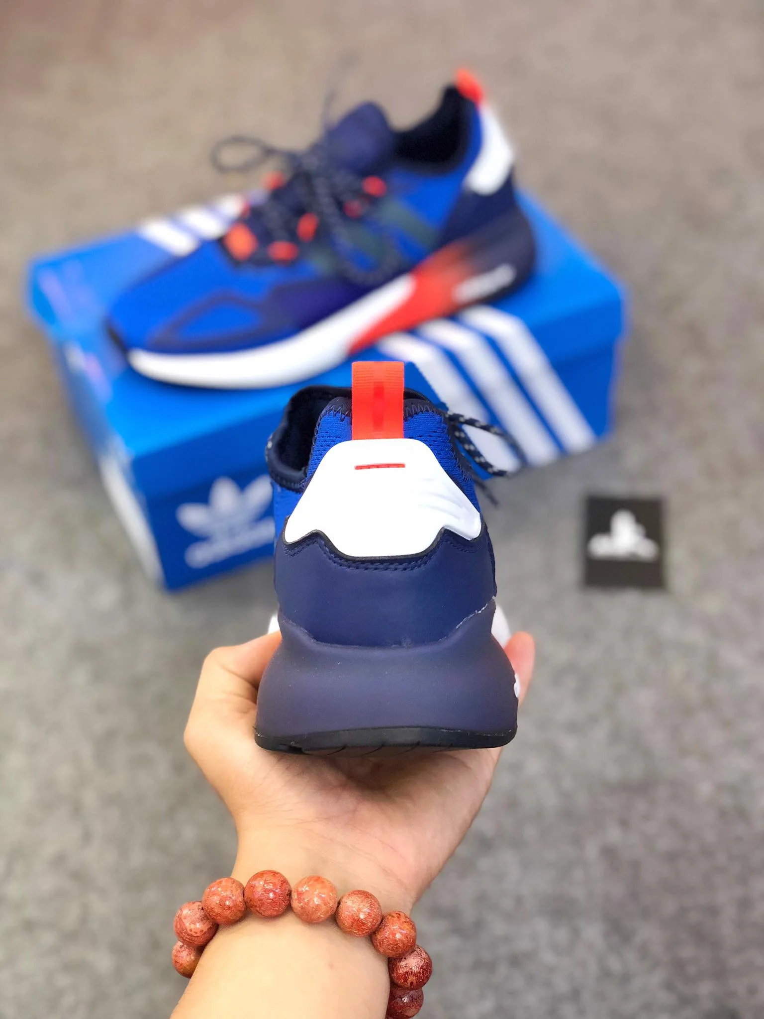 Giày Adidas ZX 2K Boost 'Blue Tech Indigo' FX8836 - Ảnh 3