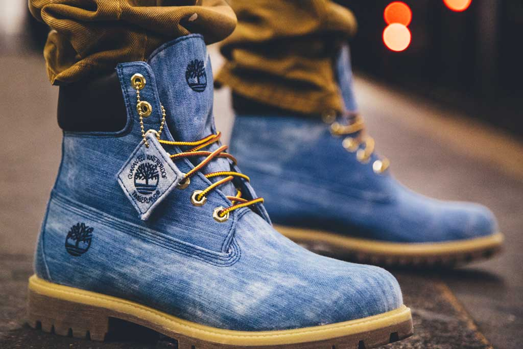 Giày Timberland 6 Inch Premium Denim TB0A15F1 - Ảnh 4