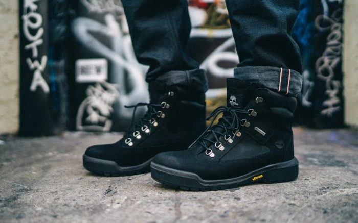 Giày Timberland 6 Inch Field Boot 'Black' TB0A17KC - Ảnh 4