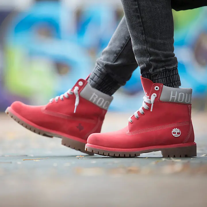 Giày Timberland NBA x 6 Inch Classic Premium Boot 'Houston Rockets' A249E-L61 - Ảnh 5