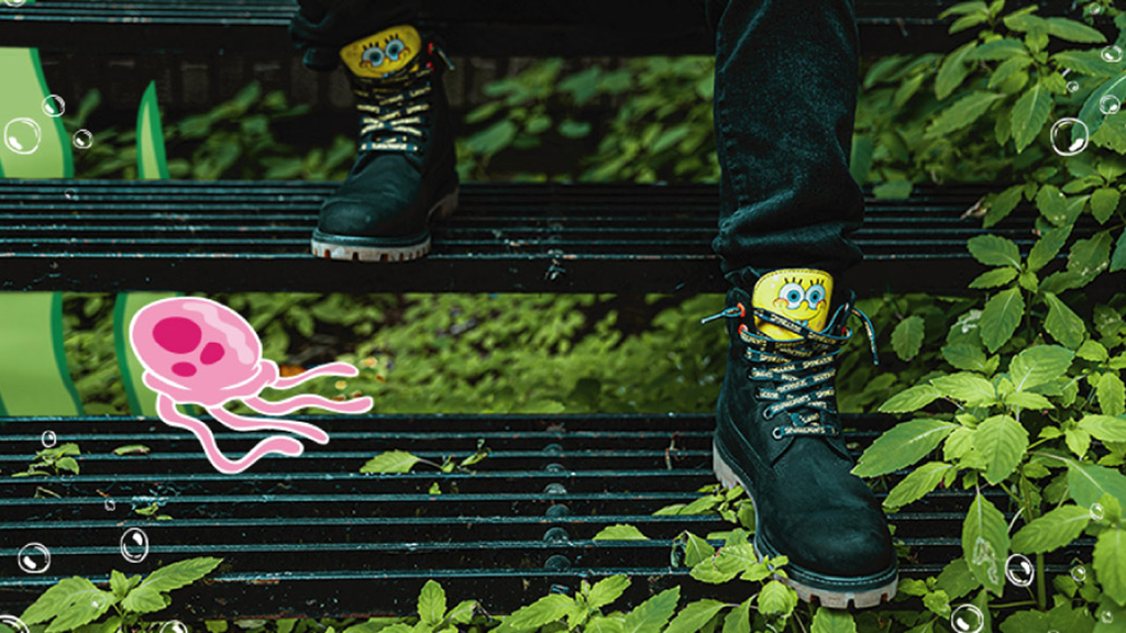 Giày Timberland SpongeBob SquarePants x 6 Inch 'Black' TB0A22TF-001 - Ảnh 4