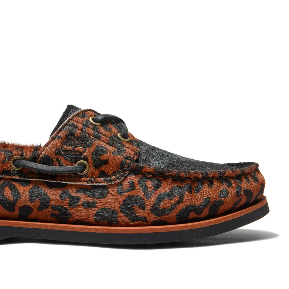 Giày Timberland Classic Boat 2 Eye 'Wacko Maria Brown Leopard' A5YYB - Ảnh 5
