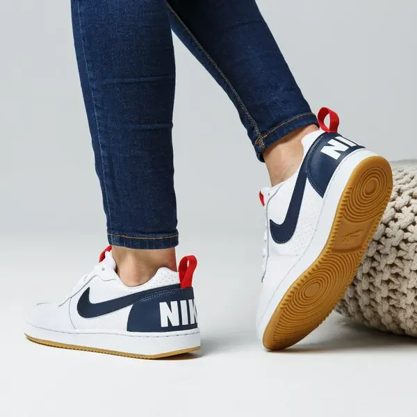 Alternative view of Giày Nike Court Borough Low GS 'White Obsidian Gum' 839985-105