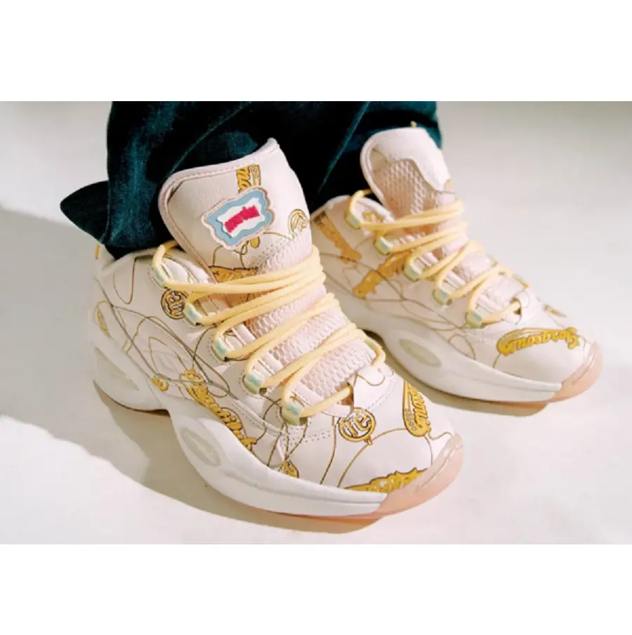 Alternative view of Giày Reebok Question Low BBC Ice Cream Name Chains 'Pink Tint' FZ4341