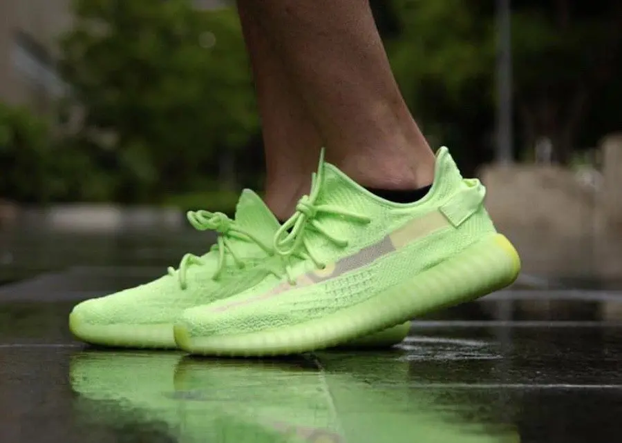 Giày Adidas YEEZY BOOST 350 V2 "Glow in the Dark" EG5293 - Ảnh 3