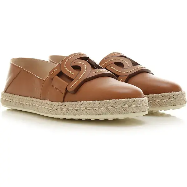 Giày Tod’s Brown Slip-Ons in Leather XXW66B0EM80MID42S410 - Ảnh 5