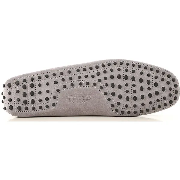Giày Tod’s Gommino Driving Shoes In Suede Grey XXM0GW05470RE0B414 - Ảnh 3