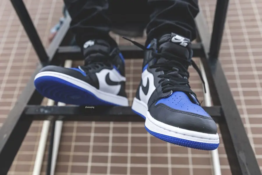 Giày Nike Air Jordan 1 Retro High OG 'Royal Toe' 555088-041 - Ảnh 6