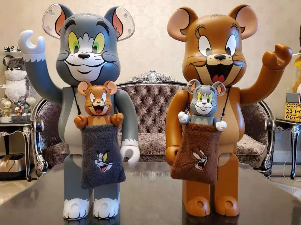 Mô Hình Bearbrick Tom and Jerry Tom Flocky - Ảnh 3