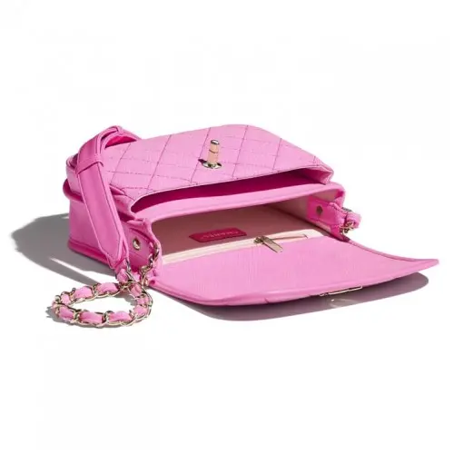 Túi Chanel Small Messenger Bag 'Neon Pink' AS2537-B05615-NC517 - Ảnh 4