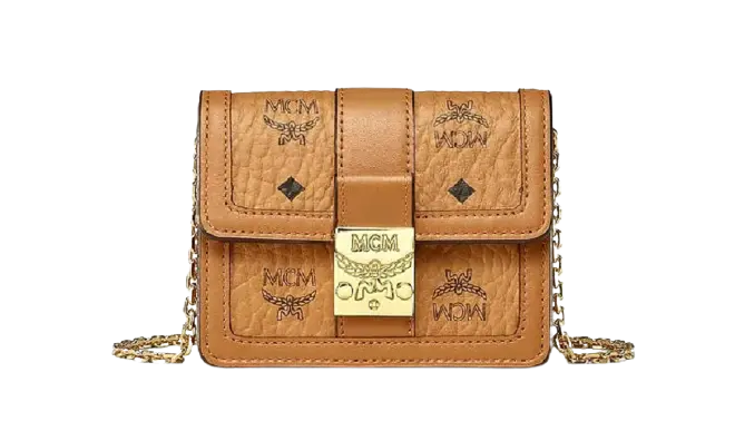 Túi MCM Tracy Crossbody Card Holder in Visetos MYLBSXT01CO001