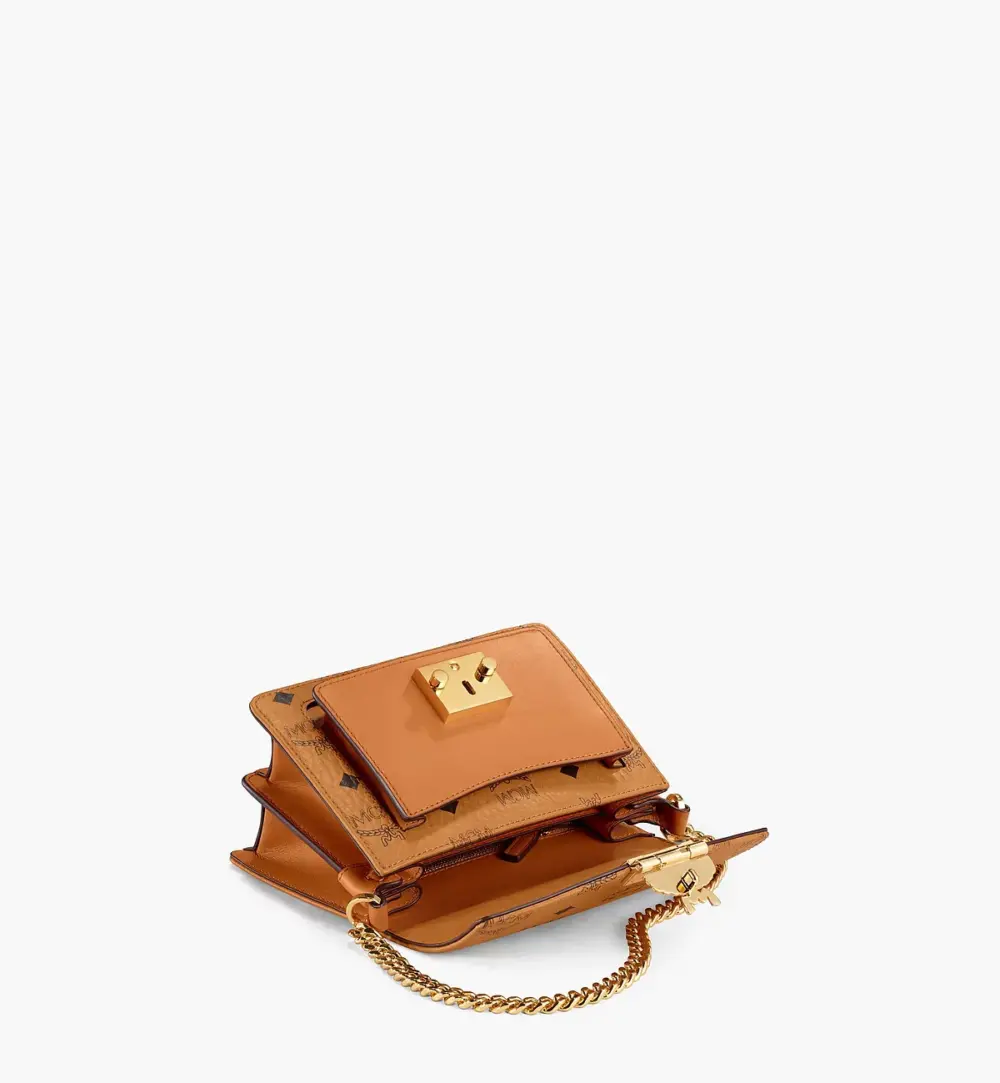 Túi MCM Camera Bag In Visetos Original 'Cognac' MWRAAVI03CO001 - Ảnh 4
