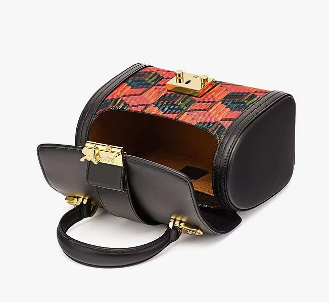 Túi MCM Tracy Satchel in Cubic Monogram Jacquard MWECSCK01MT001 - Ảnh 4