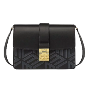 Túi MCM Tracy Shoulder Bag in Cubic Logo Leather MWSCSXT03BK001