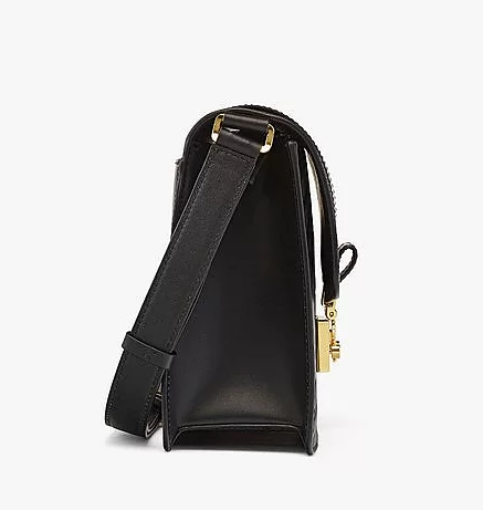 Túi MCM Tracy Shoulder Bag in Cubic Logo Leather MWSCSXT03BK001 - Ảnh 3