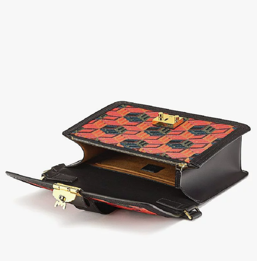 Túi MCM Tracy Shoulder Bag in Cubic Monogram Jacquard MWSCSCK01MT001 - Ảnh 3