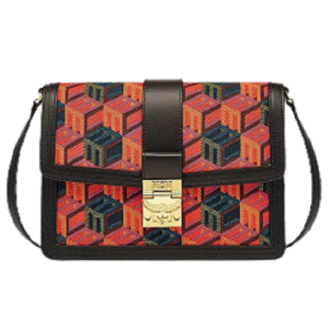Túi MCM Tracy Shoulder Bag in Cubic Monogram Jacquard MWSCSCK01MT001