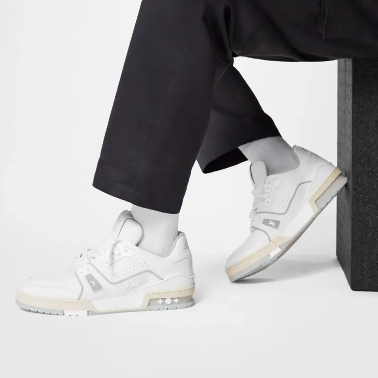 Giày Louis Vuitton LV Trainer ‘White’ 1A8WB3 - Ảnh 4