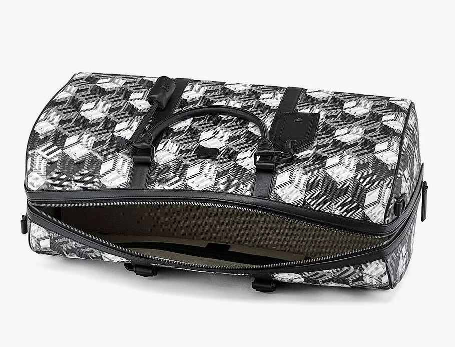 Túi MCM Traveler Weekender Bag in Cubic Monogram 'Canvas' MMVBACK03BW001 - Ảnh 2