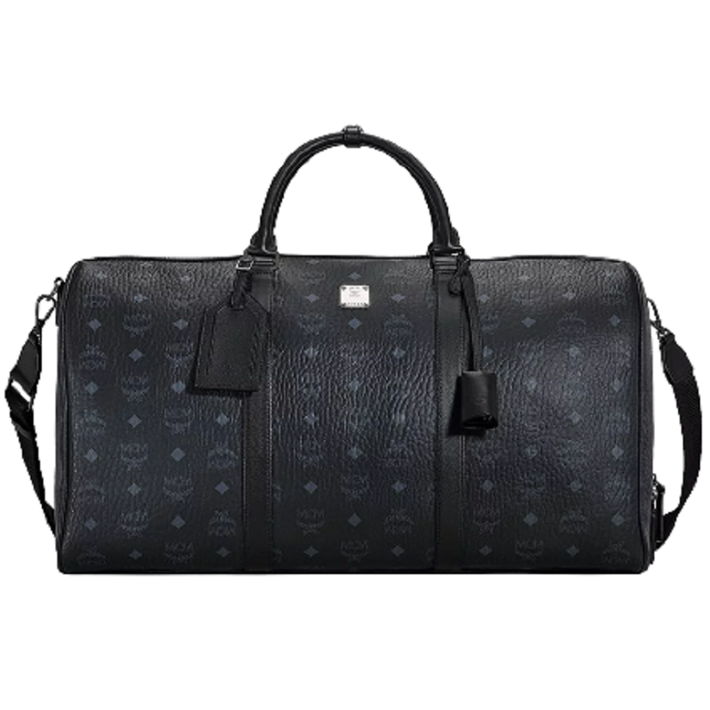 Túi MCM Traveler Weekender Bag in Visetos MMVAAVY02BK001