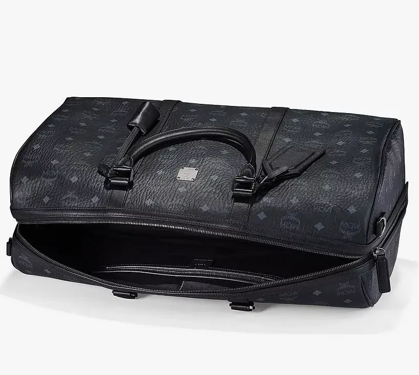 Alternative view of Túi MCM Traveler Weekender Bag in Visetos MMVAAVY02BK001