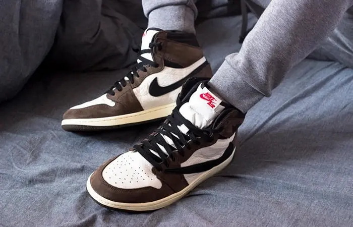 Giày Nike Travis Scott x Air Jordan 1 Retro High OG 'Mocha' CD4487-100 - Ảnh 7