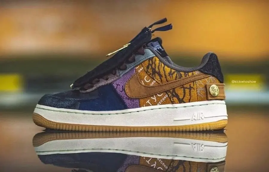 Giày Travis Scott Nike Air Force 1 Cactus Jack CN2405-900 - Ảnh 6