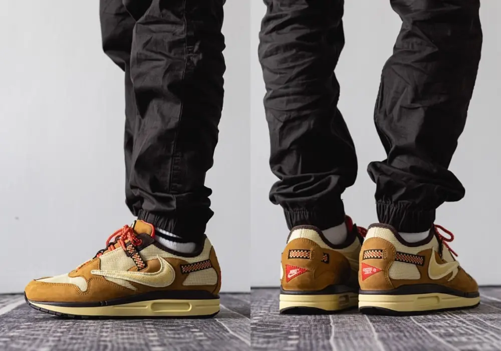 Giày Nike x Travis Scott Air Max 1 Cactus 'Wheat' DO9392-701 - Ảnh 5