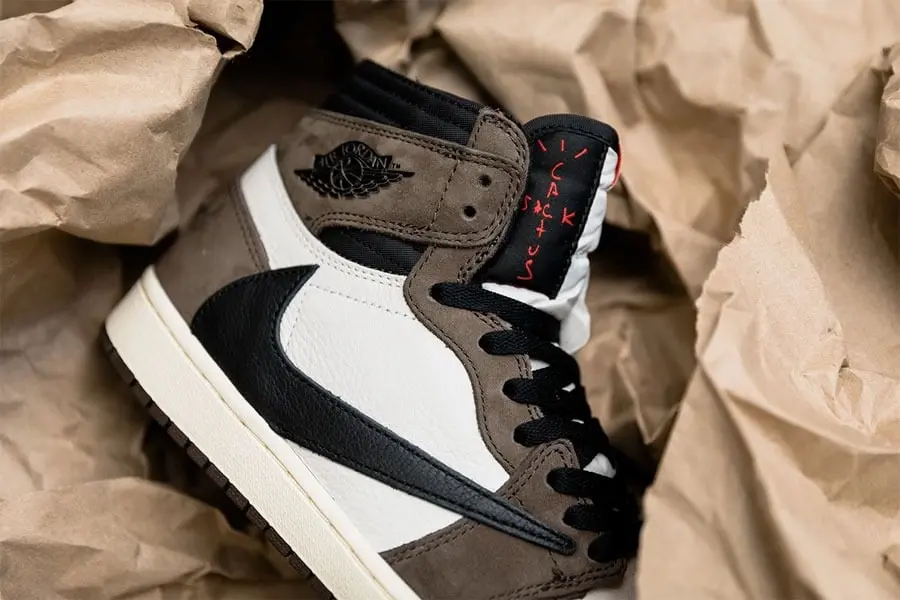 Giày Nike Travis Scott x Air Jordan 1 Retro High OG 'Mocha' CD4487-100 - Ảnh 5