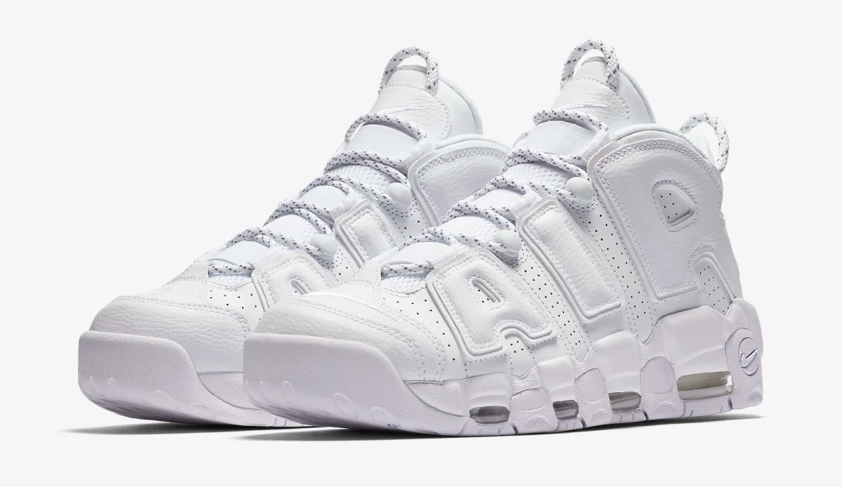 Giày Nike Air More Uptempo 'Triple White' 921948-100 - Ảnh 9