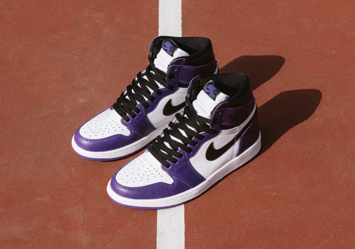 Giày Nike Air Jordan 1 'High Court Purple White 2.0' 575441-500 - Ảnh 3
