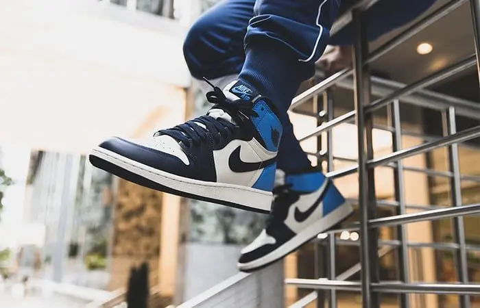 Giày Nike Air Jordan 1 Retro High OG 'Obsidian' 555088-140 - Ảnh 3