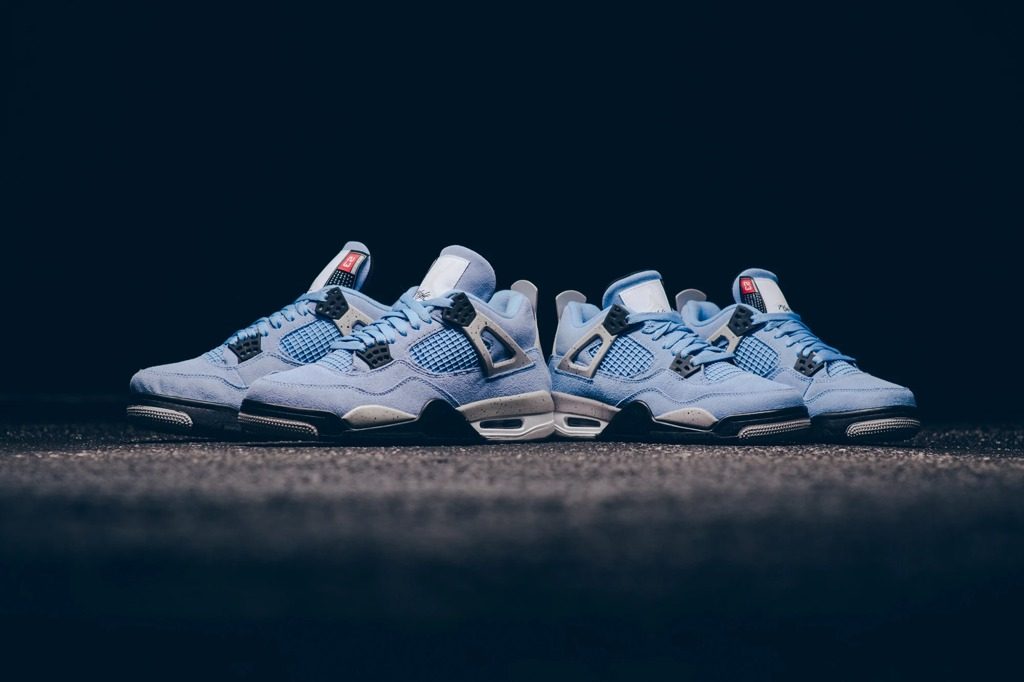 Giày Nike Air Jordan 4 Retro GS 'University Blue' 408452-400 - Ảnh 2
