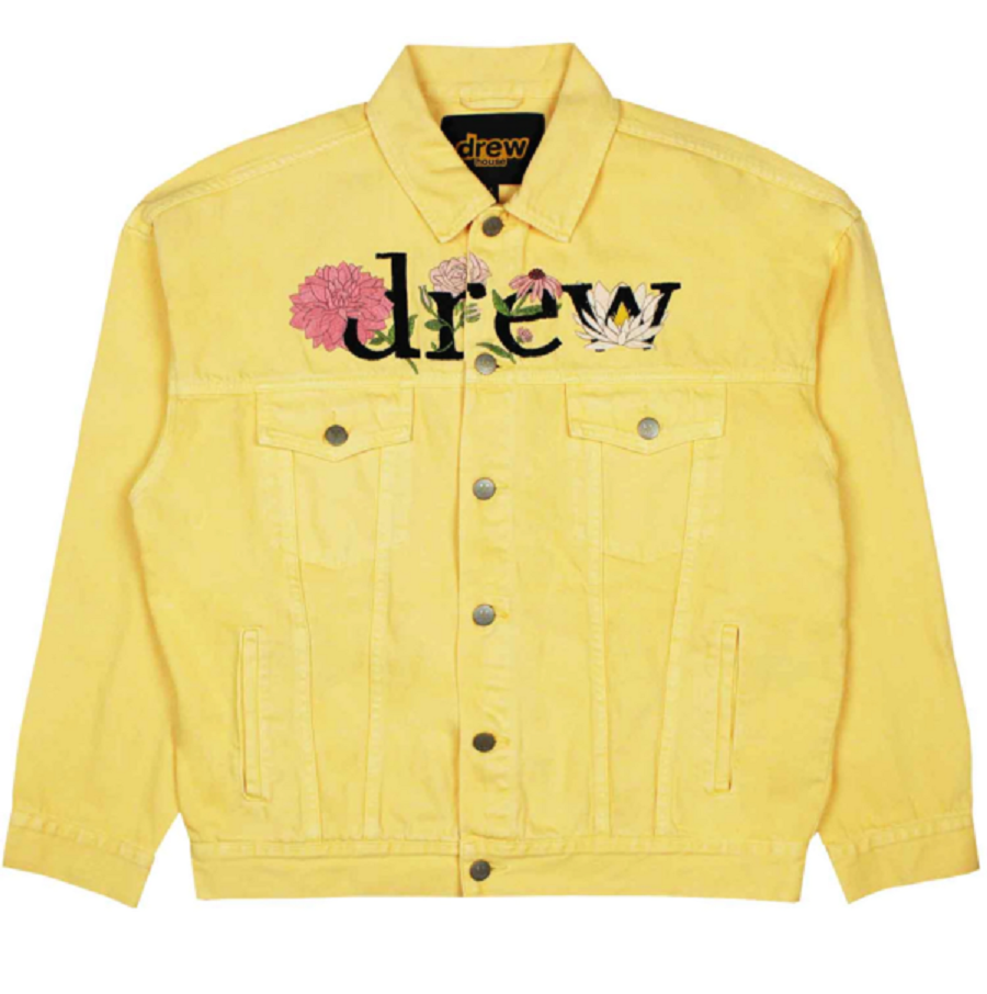 Áo Drew House Trucker Jacket Tangerine Floral