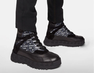 Alternative view of Giày Versace Greca Rhegis La Greca Print Boots Black 1001955-1A01745-5B240