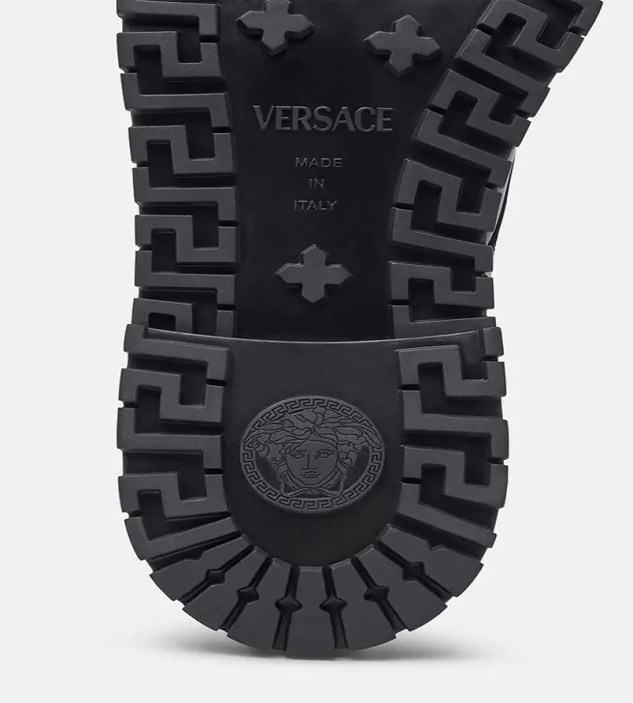 Giày Versace Medusa Boots Black 1003149-1A02844-1B00B - Ảnh 5