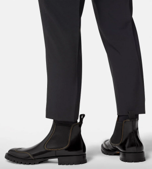 Alternative view of Giày Versace Leather Chelsea Boots Black 1000777-D9VAC-1B000