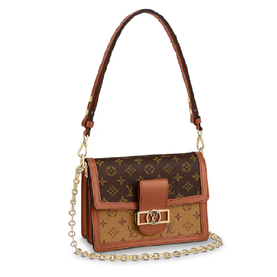 Túi Louis Vuitton Dauphine MM 'Monogram Coated Canvas' M45958 - Ảnh 5