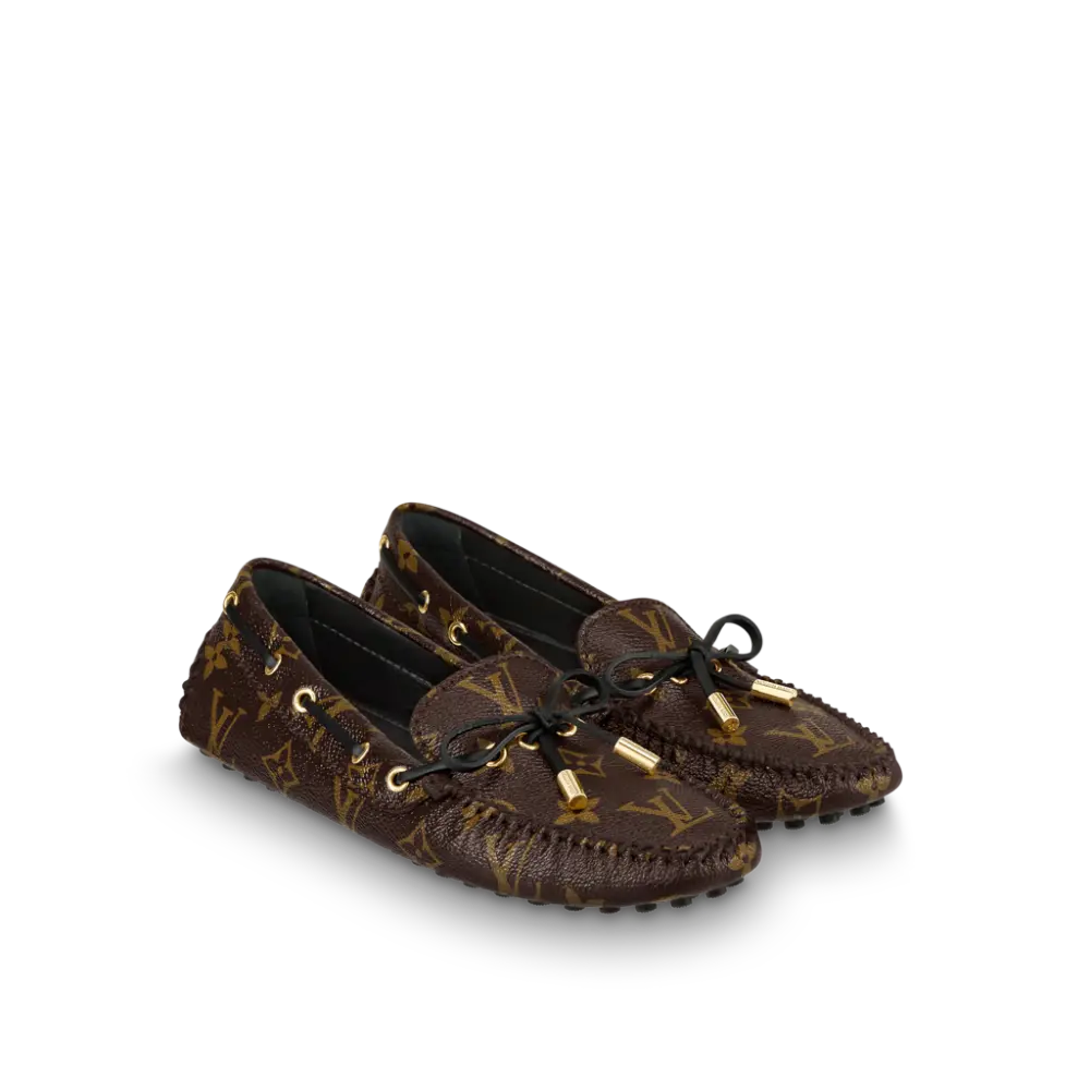 Giày Louis Vuitton Gloria Flat Loafer 'Brown' 1A3QNY - Ảnh 5