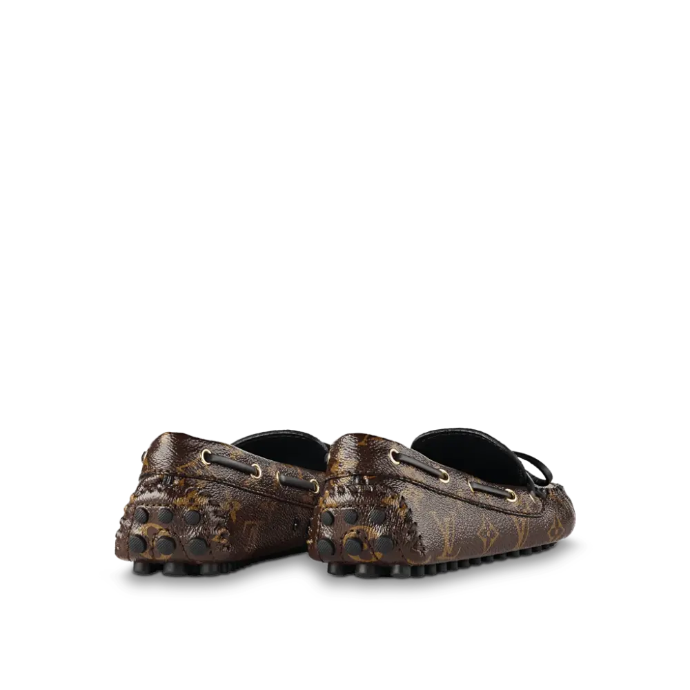 Giày Louis Vuitton Gloria Flat Loafer 'Brown' 1A3QNY - Ảnh 4