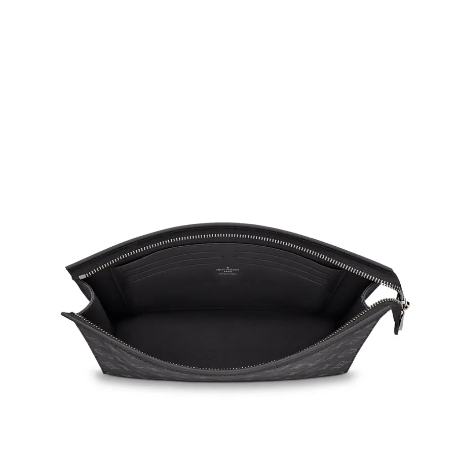 Túi Louis Vuitton Pochette Voyage MM Monogram Eclipse 'Graphite' M61692 - Ảnh 4