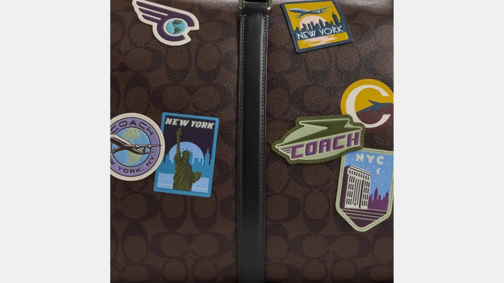 Túi Coach Venturer Bag Travel Patches 'Gunmetal' CL434-QBMAA - Ảnh 6