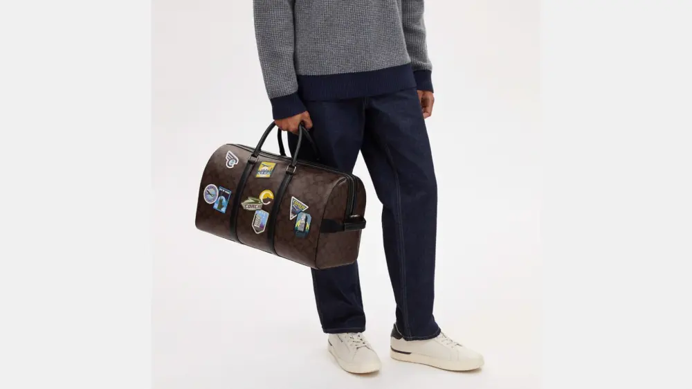 Túi Coach Venturer Bag Travel Patches 'Gunmetal' CL434-QBMAA - Ảnh 3