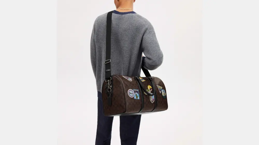 Alternative view of Túi Coach Venturer Bag Travel Patches 'Gunmetal' CL434-QBMAA