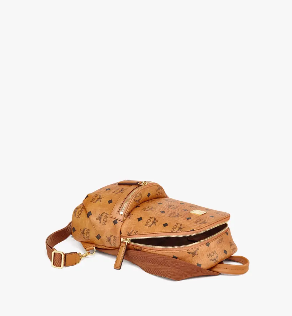 Balo MCM Aren Sling in Visetos 'Cognac' MMLBSKC01CO001 - Ảnh 3
