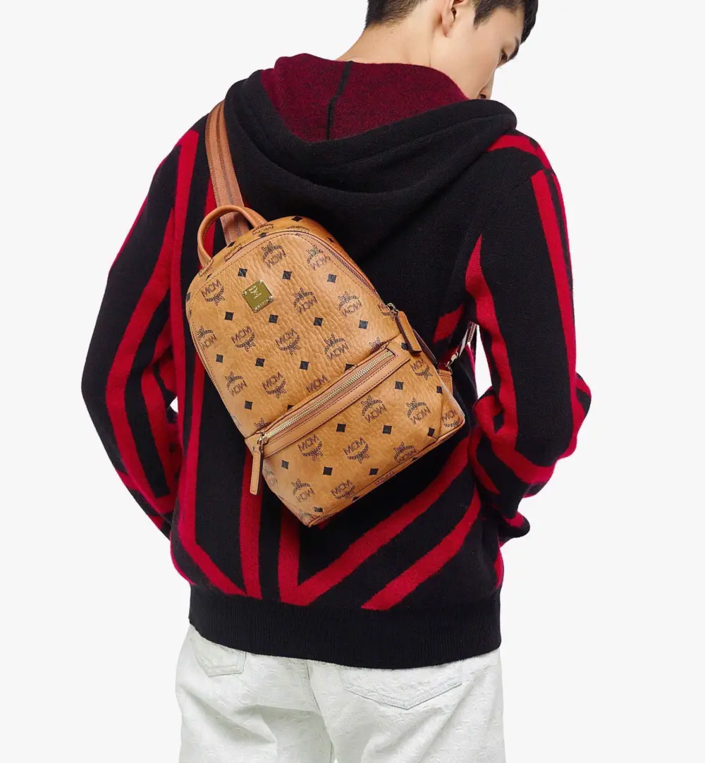 Alternative view of Balo MCM Aren Sling in Visetos 'Cognac' MMLBSKC01CO001
