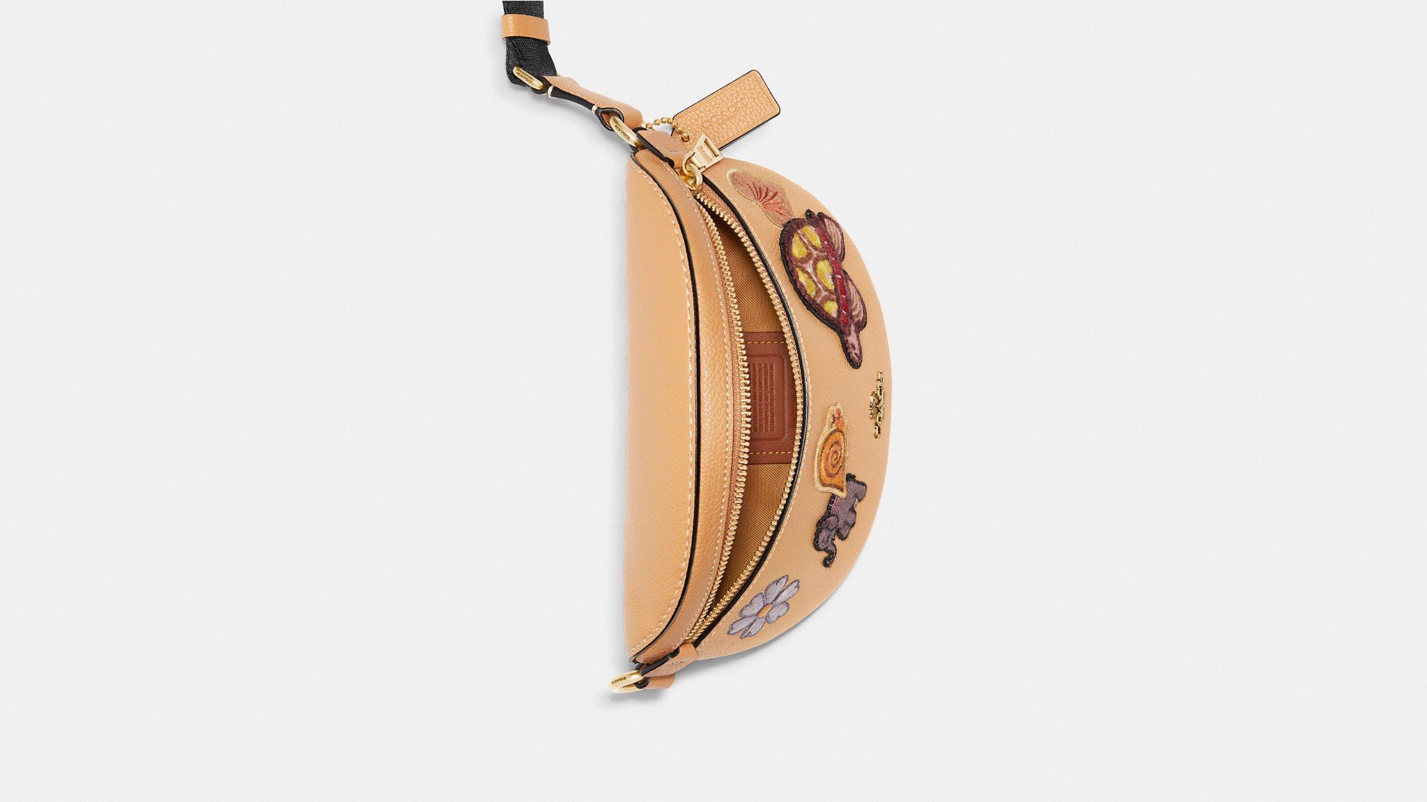 Túi Coach Bethany Belt Bag Creature Patches 'Orange' C6315-B4OOG - Ảnh 4