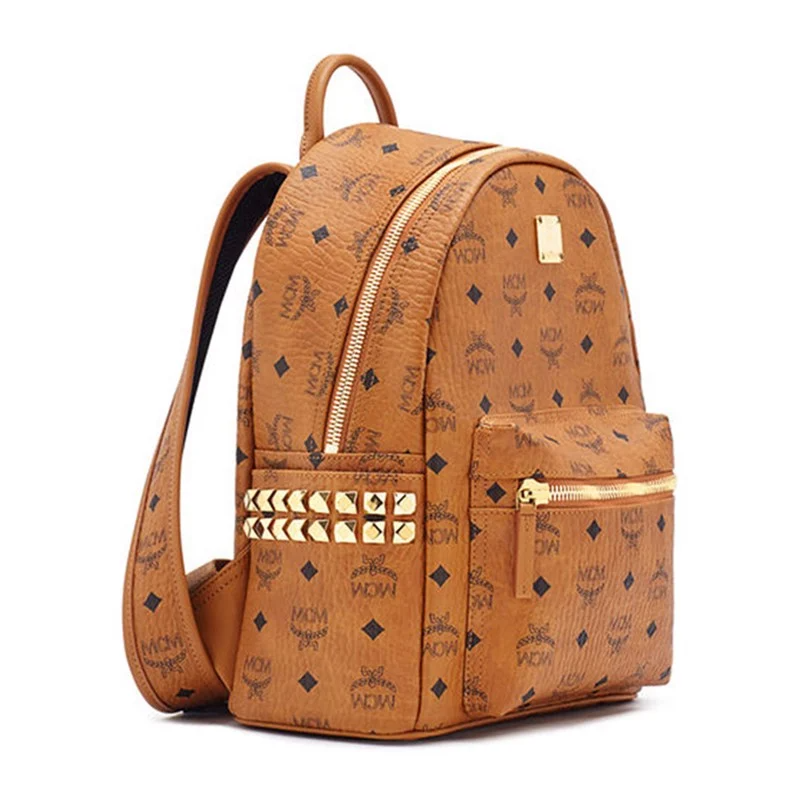 Túi MCM Stark Side Studs Backpack In Visetos MMK6SVE37CO001 - Ảnh 2